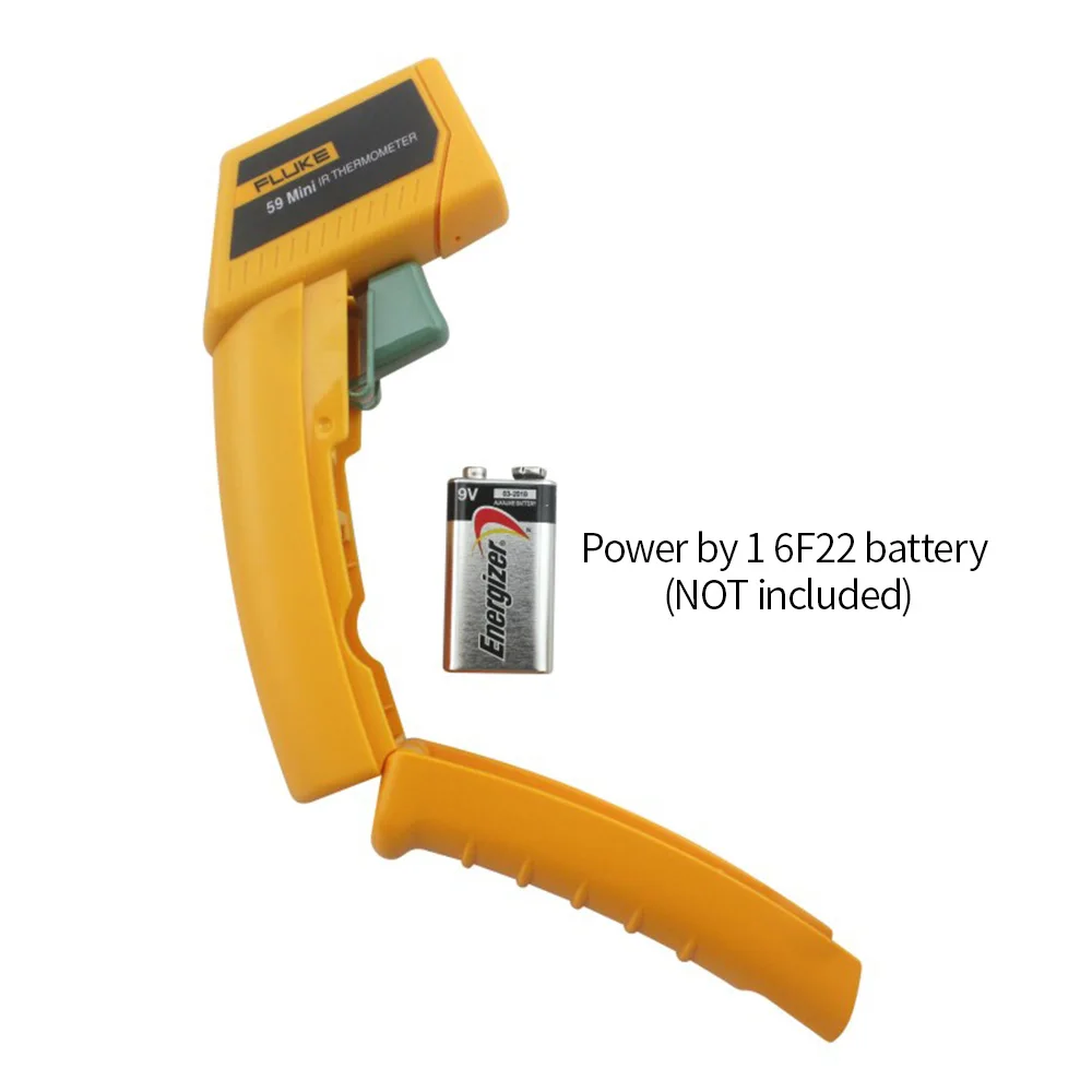 FLUKE F59 инфракрасный термометр тепловизор Мини ИК термометр-18~ 275℃(0~ 525℉) цифровой Ручной тестер температуры лазерный пистолет
