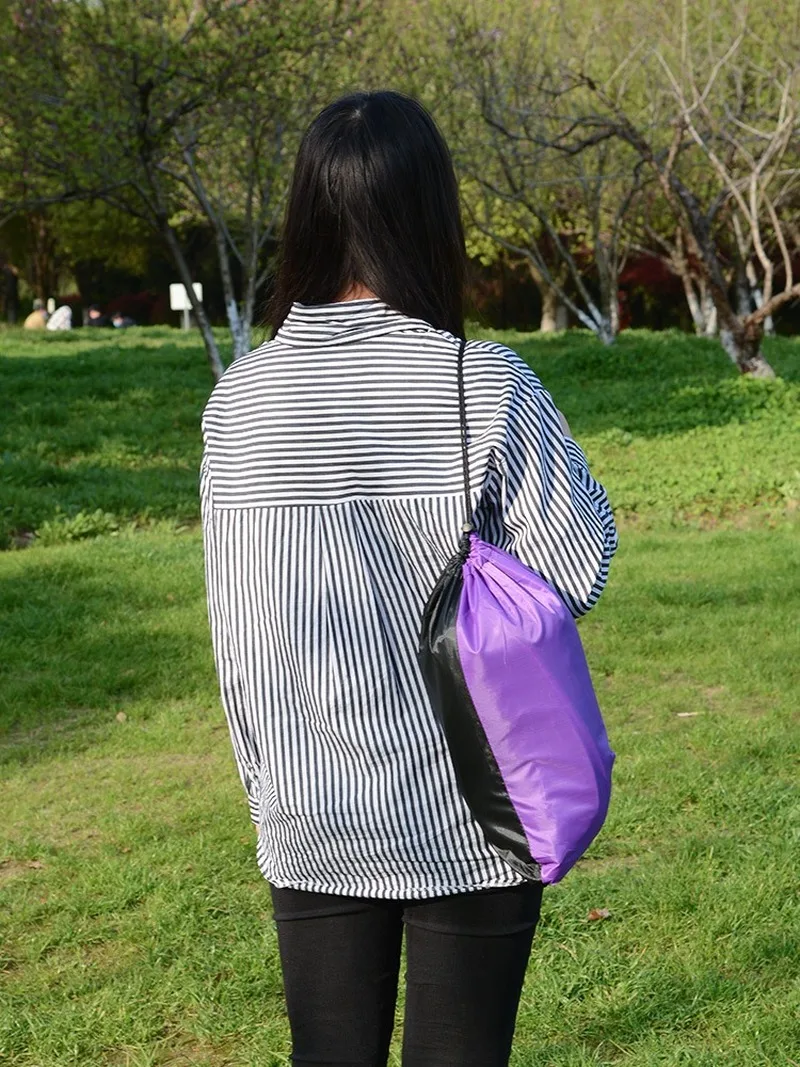 Открытый надувной диван ленивый Air Бесплатная Матрас Один Кемпинг обеденный