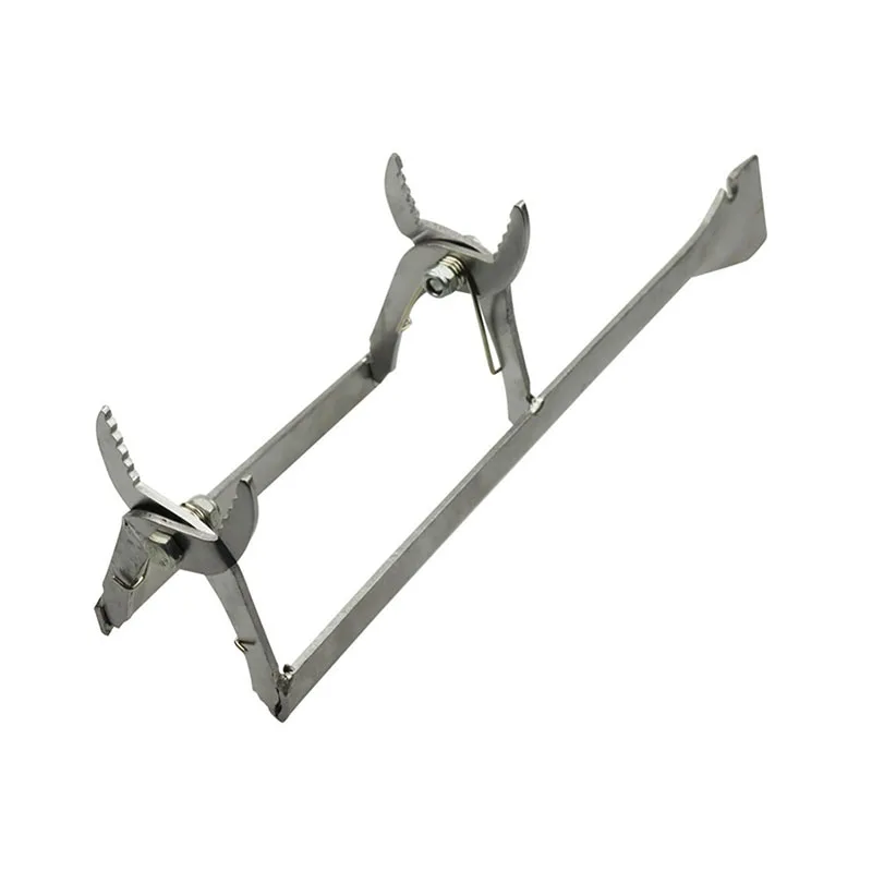 4 шт. Пчеловодство Нержавеющая сталь лопата для снега с вакуумными шинами зажим