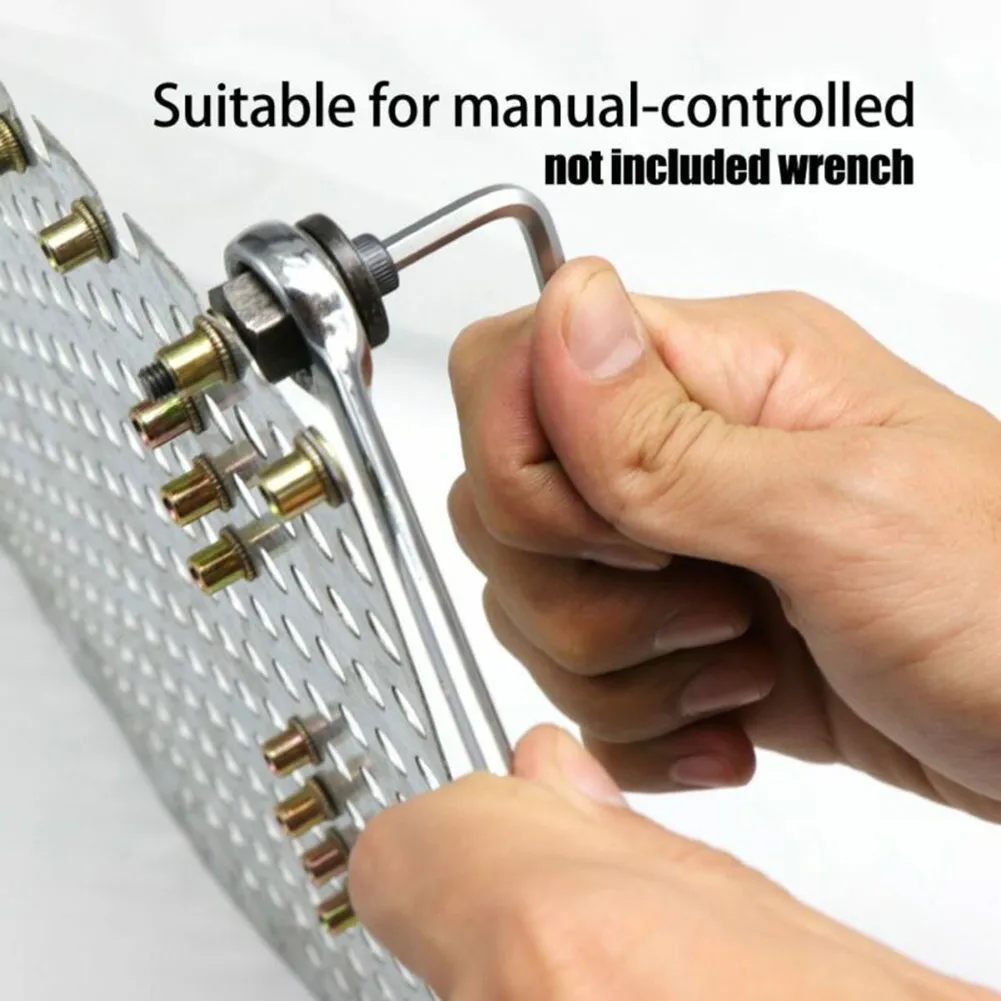 

Simple Riveter Tool Mandrel Hand Head Home DIY Installation M3-M10 Nut