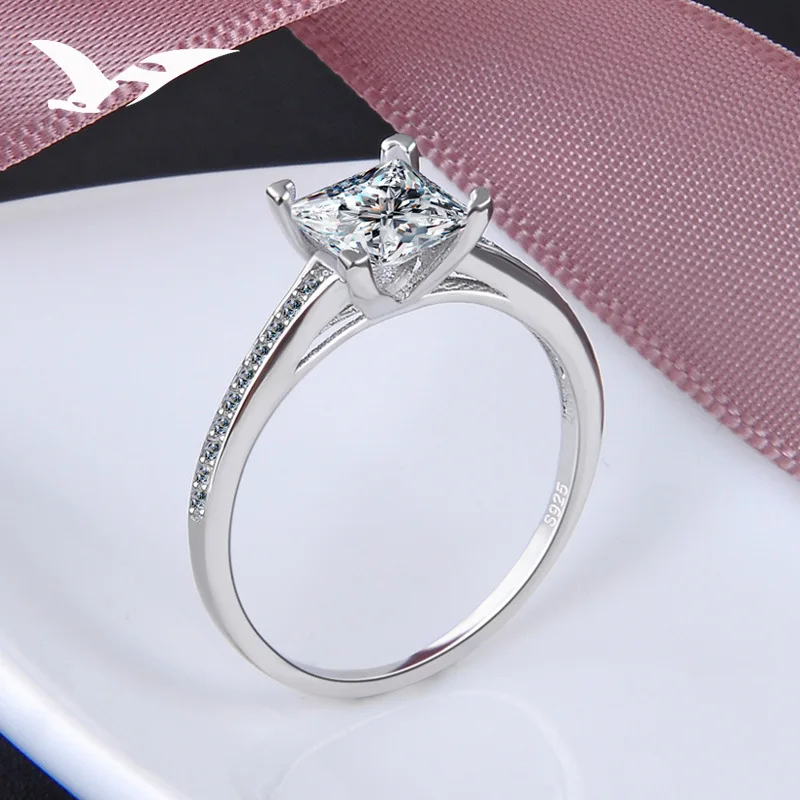 Женское классическое кольцо из серебра 925 пробы 6 мм | Украшения и аксессуары