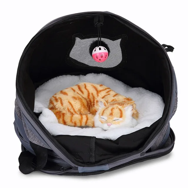 Dog Cat Out Travel Bag Multi-function Foldable Washable Pet Carrier Handbag Polyester Breathable Cat Supplies Pet Accessories