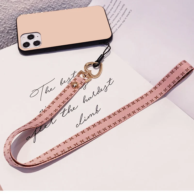 

Comfortable Material Stripe webbing Long Neck Lanyards strap Metal Keychain Lanyard ID Cards Badge Holder Cell Mobile Phone Stra