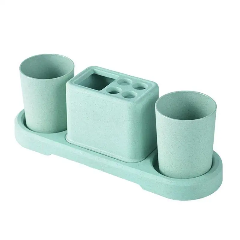 

1 Set of Useful Toothbrush Toothpaste Rack Bathroom Washing Cup Storage Rack