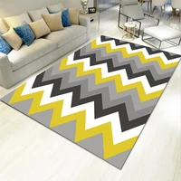 carpet modern printing non slip washable living room geometric floor home living room decoration