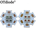 10 Вт EverLight 3535 4 чипа 4-светодиодный s 12 Вт 3V6V12V инфракрасный 850nm 940nm 730nm высокой мощности Светодиодный излучатель диод на медной плате 20 мм