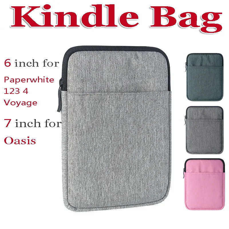 

Tablet Sleeve Protective Bag for Kindle Paperwhite 1234 Voyage Reader Bag for IPad Case Cover for Xiaomi Huawei Samsung