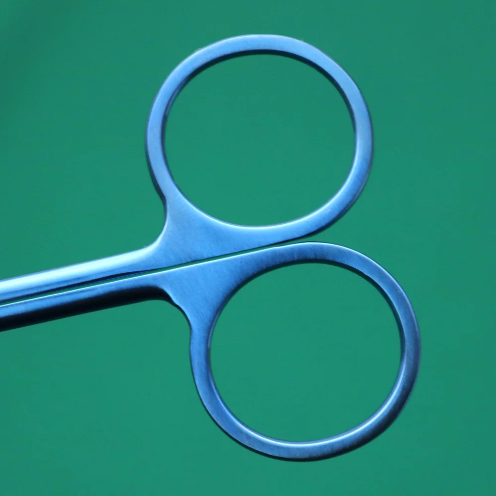 Титановый сплав 11 5 см пластиковые ножницы для двойного века прямая головка