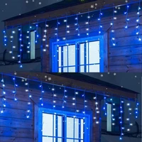 led street garland for house 10m 15m fairy lights christmas decorations 2023 eu plug outdoor christmas ornaments for new year