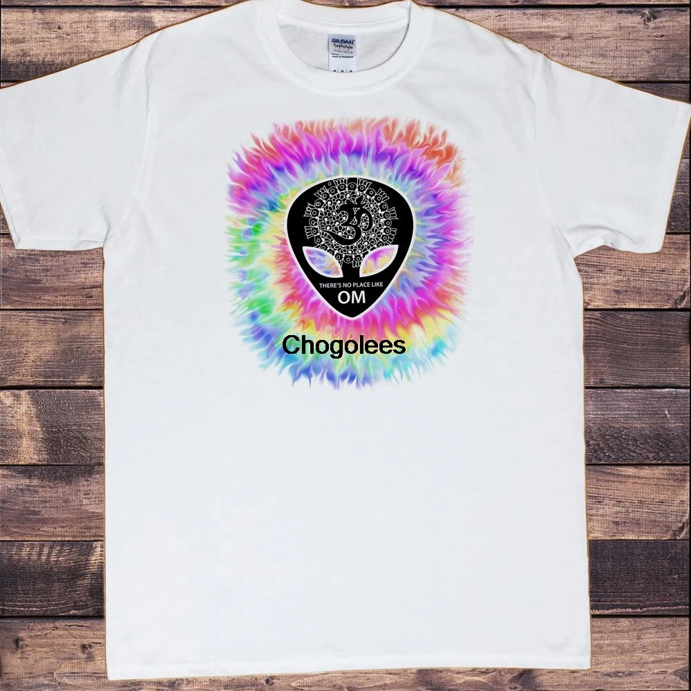 Мужская рубашка Tie Dye Alien Face Tumblr новинка модная космос будущее Galaxy TS1757 |