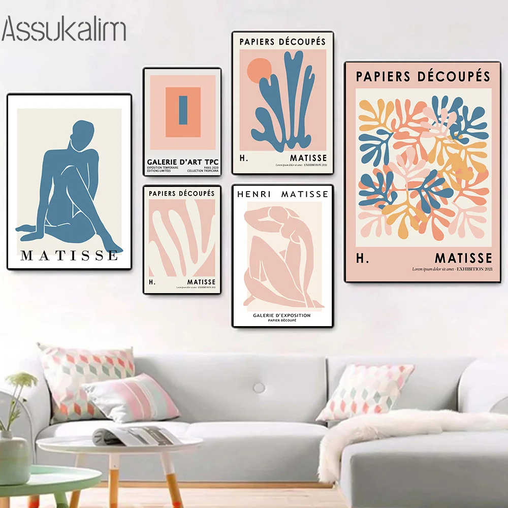 

Abstract Canvas Print Line Matisse Poster Sexy Posters Woman Body Painting Nordic Wall Art Pictures For Living Room Decoration