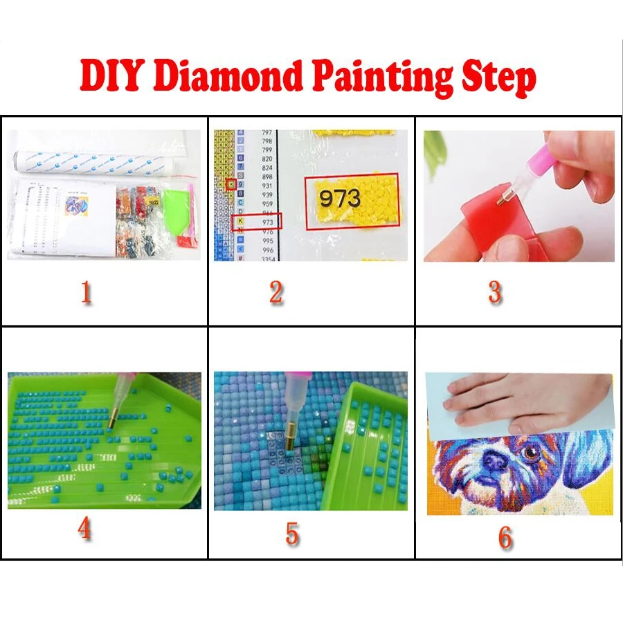 5D DIY наборы для алмазной живописи абстрактная лошадь цвет животное Полный Дрель