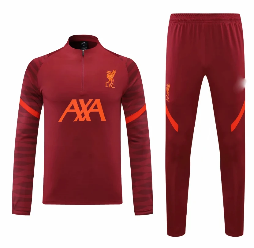 

21 22 New LVP liverpooling soccer jerseys M.SALAH ALEXANDER HENDERSON DIOGO J ORIGI adult +kids football tracksuit