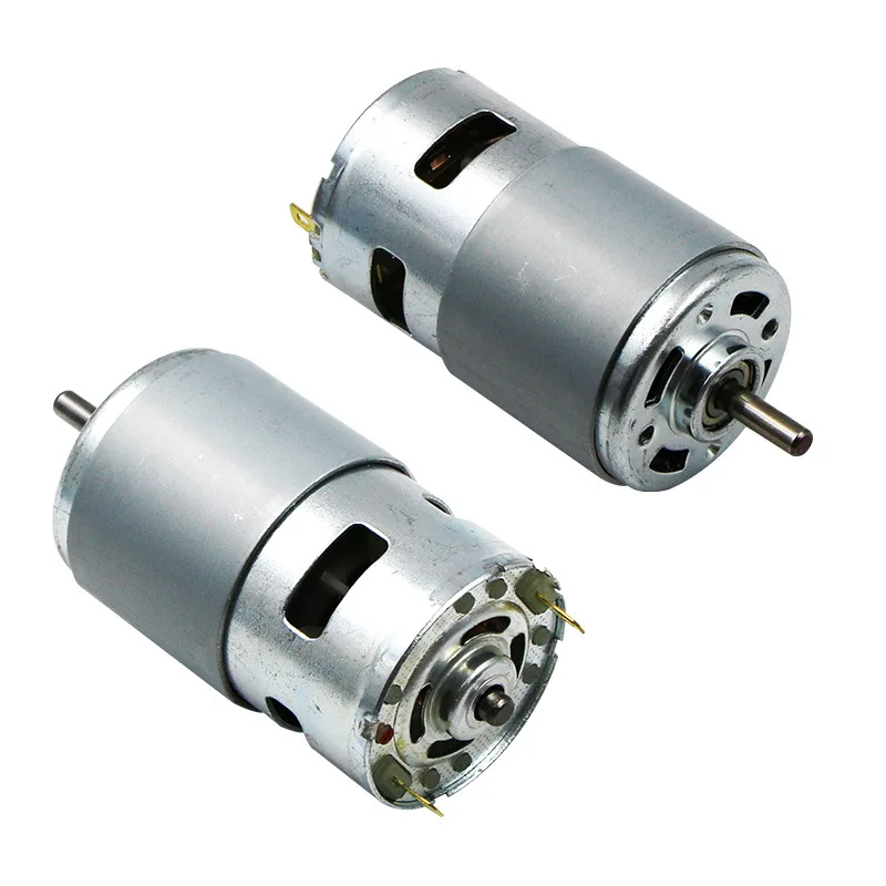 DC12V мотор 775/795/895 двойной шариковый подшипник 6000-12000RPM Высокий крутящий момент