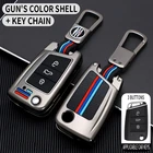 Цинковый брелок для автомобильных ключей, чехол Крышка для Volkswagen VW Golf 7 mk7 Seat Ibiza Leon, возраст: от 2 Altea в ацтекском стиле для Аксессуары для Skoda Octavia