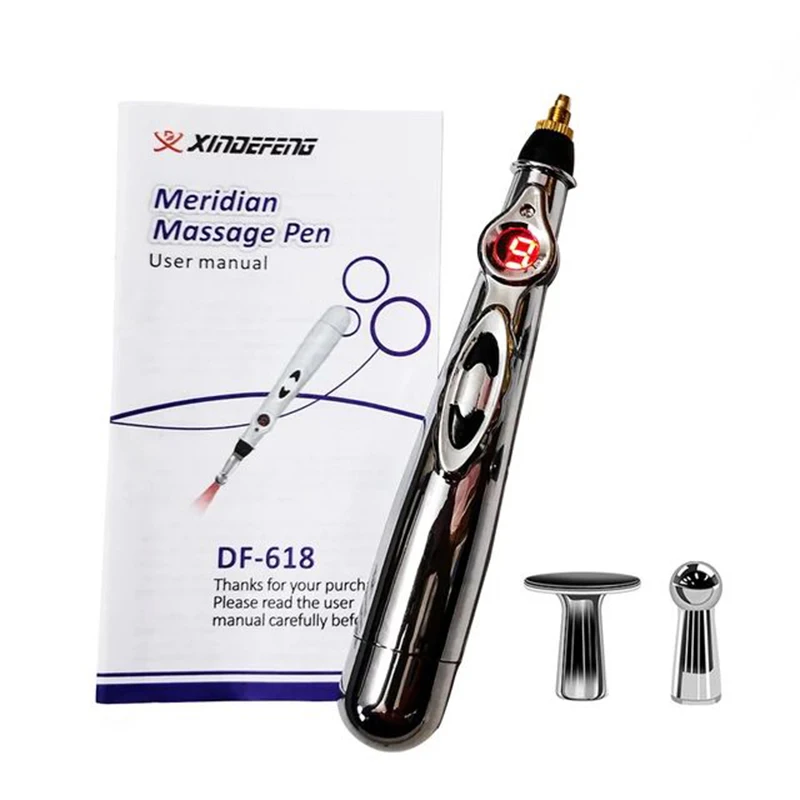 Newst Electronic Acupuncture Pen Electric Meridians Laser Therapy Heal Massage Meridian Energy Relief Pain Tools | Красота и здоровье