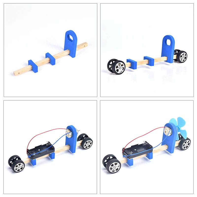 Diy воздушный автомобиль развивающий Интеллектуальный ствол игрушка научный