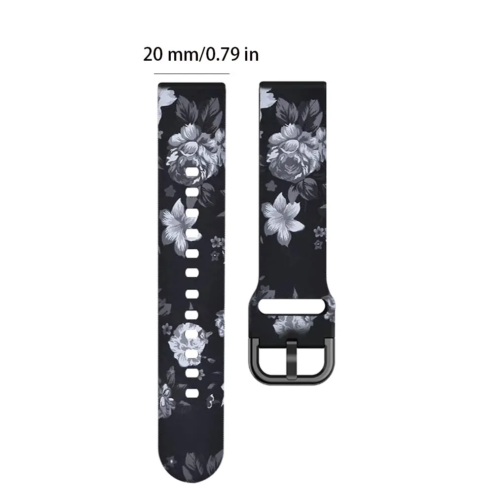 

Silicone Original 20 22mm Band Strap For Samsung Galaxy Watch Active 2 40/44mm /3 41mm Smartwatch Wristband For Huawei GT 2 42mm