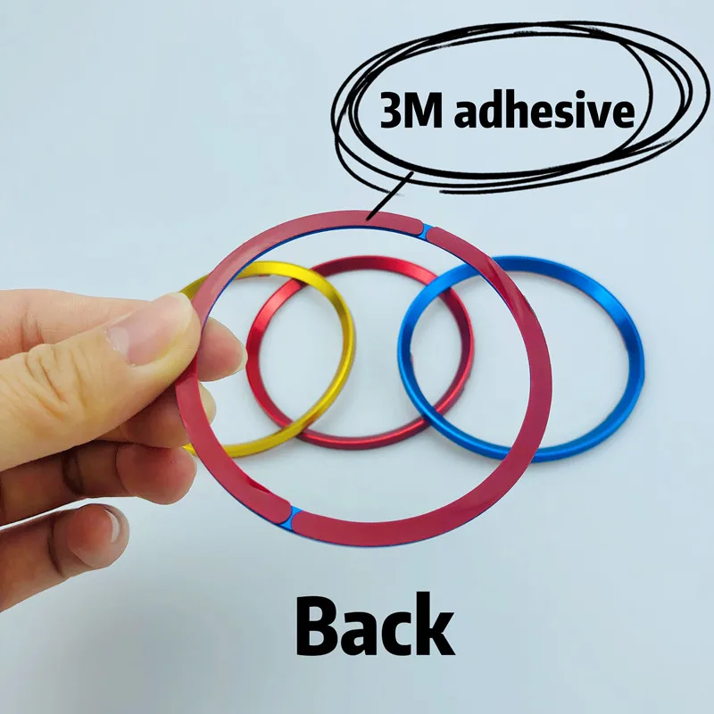 4 шт. кольцо для стайлинга автомобиля украшение ступицы колеса Citroen C-Crosser C3 C4 C5 DS5