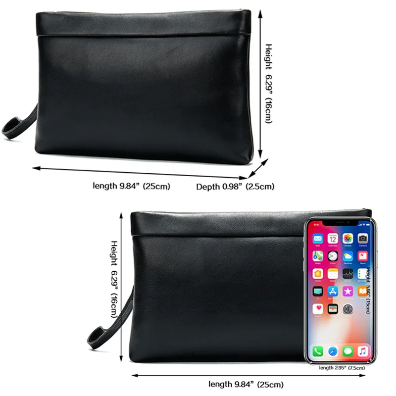 Мужской кошелек MVA из натуральной кожи клатч для мужчин длинные бумажники