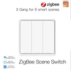 Умный выключатель Tuya ZigBee, 1-3 клавиши, с поддержкой приложения Zigbee2mqtt