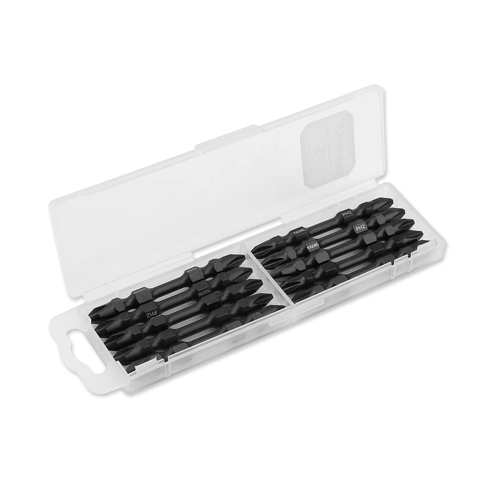 DEKO SCRE03 10 шт. Шестигранная отвертка с шестигранной головкой из хромированной