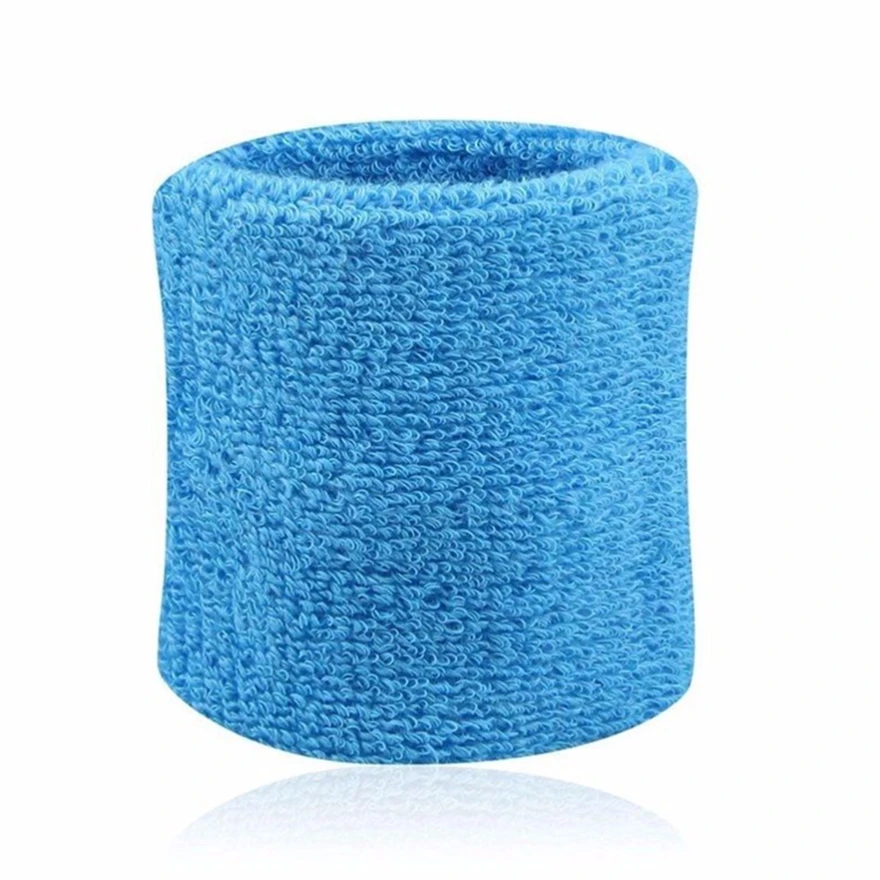 2pcs Sweatbands Wristband Tennis Squash Badminton Gym Football Wrist Bands Sweat