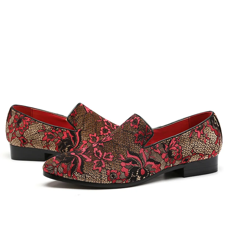 

wedding shoes men formal dress shoes men classic moda italiana lace embroidery coiffeur loafers men shoes elegant erkek 698