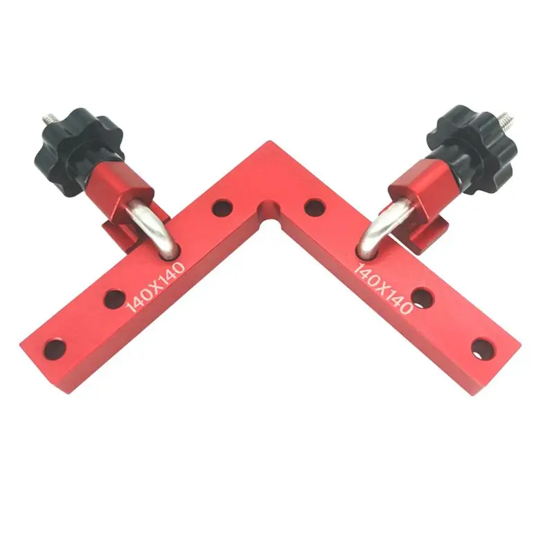 

L-Shaped Auxiliary Fixture Positioning Fixed Clip Square Ruler Woodworking Tool