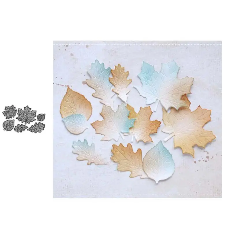 

P15D maple leaves Metal Cutting Dies DIY Scrapbooking Paper Stamping Die Decor