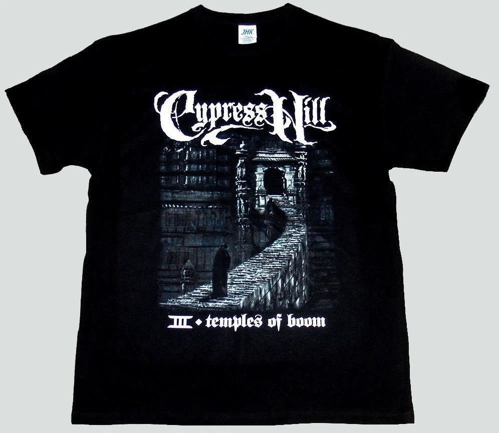

CYPRESS HILL T-SHIRT III TEMPLES OF BOOM