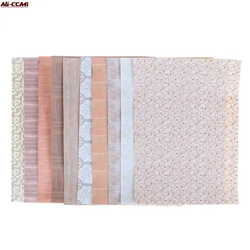 

1Pc Dollhouse Miniature Floor Wall Paper 29.5*21cm