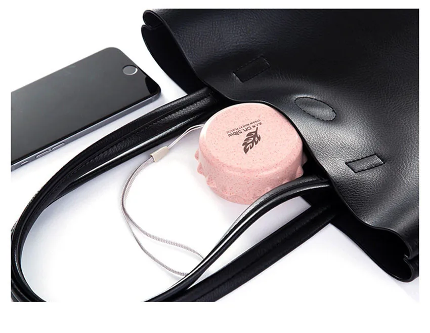 Складная чашка портативная пшеничная соломенная бутылка для воды пластиковая