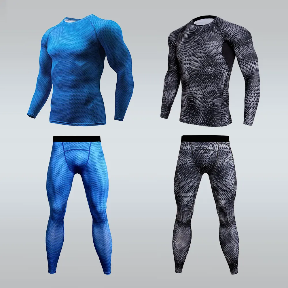 Мужская спортивная одежда футбольный слой базовое термобелье рубашка нижнее