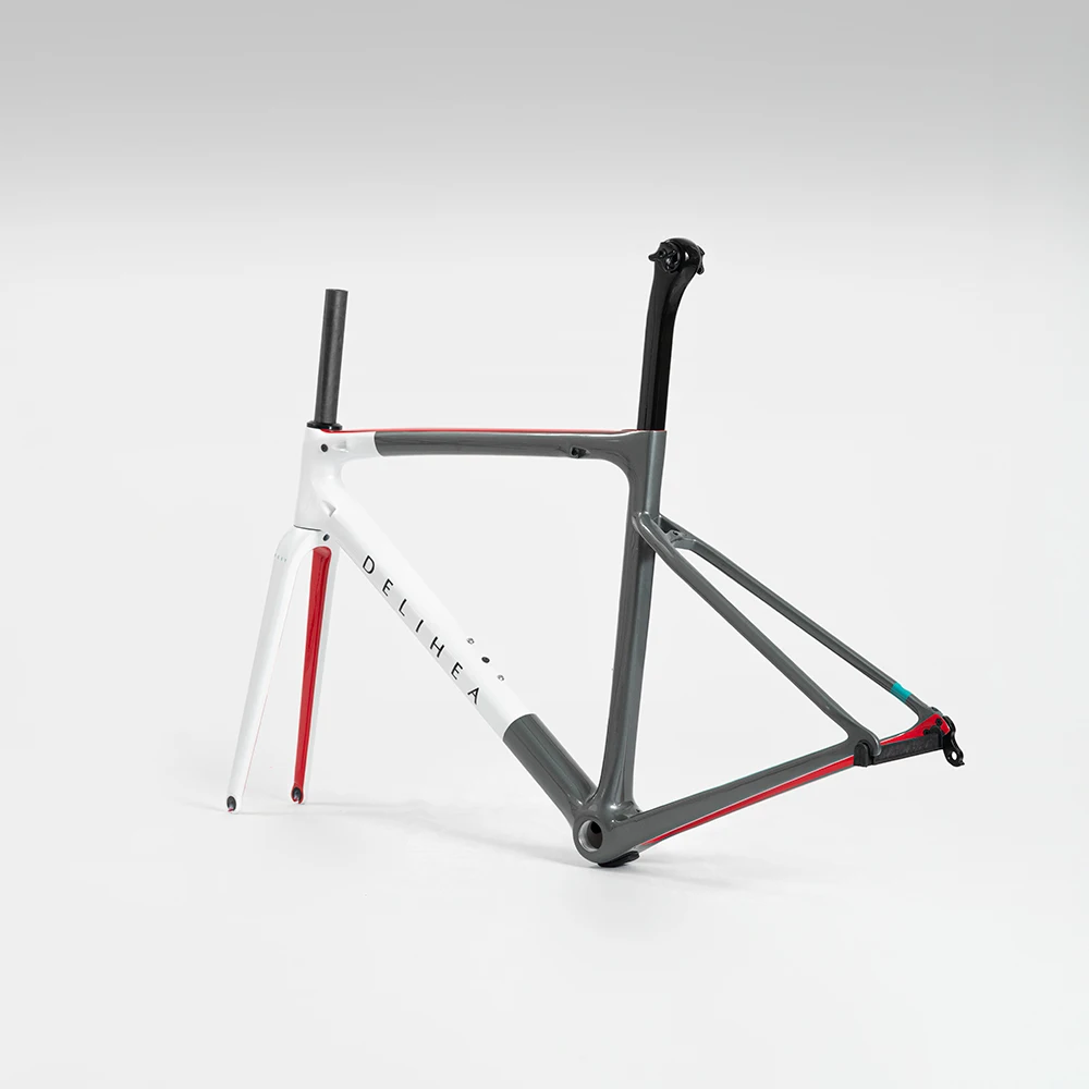 DELIHEA 2020 отдых красный ободок/диск дорожный велосипед набор Рам углеродный