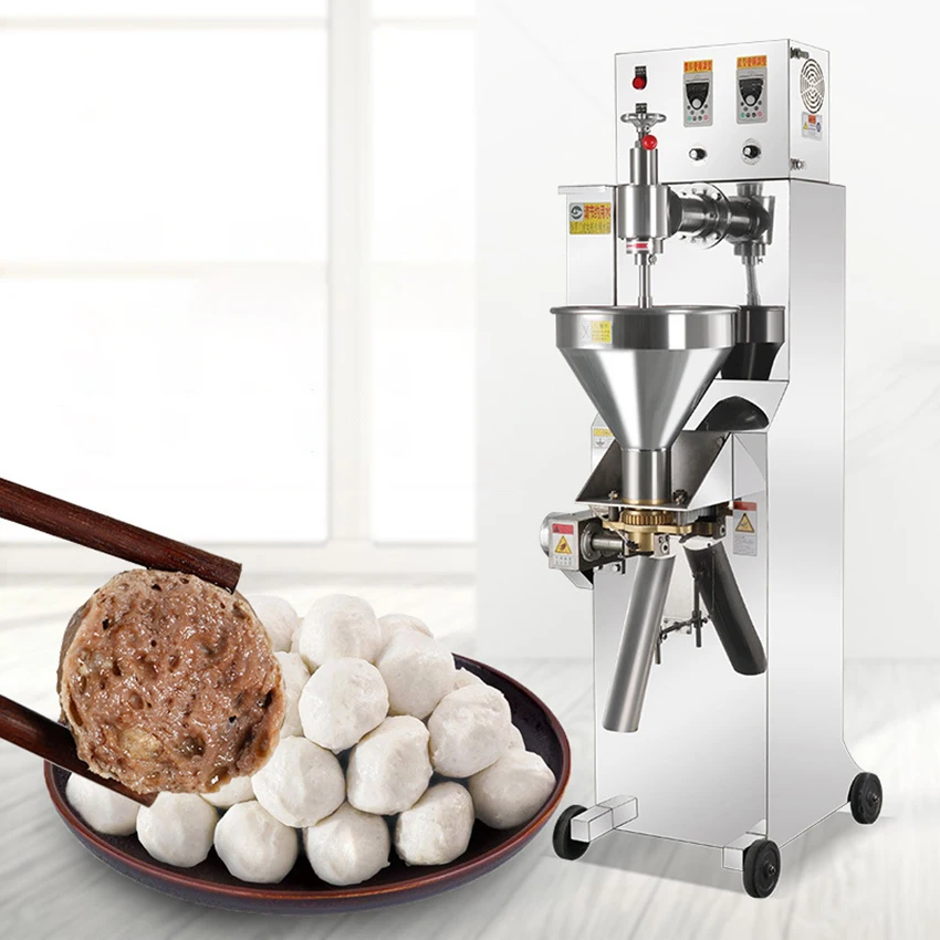

1.1KW Commercial Automatic Meatball Forming Machine Vertical Stainless Steel Electric Meat Ball Machine Meatball Maker 220V/110V