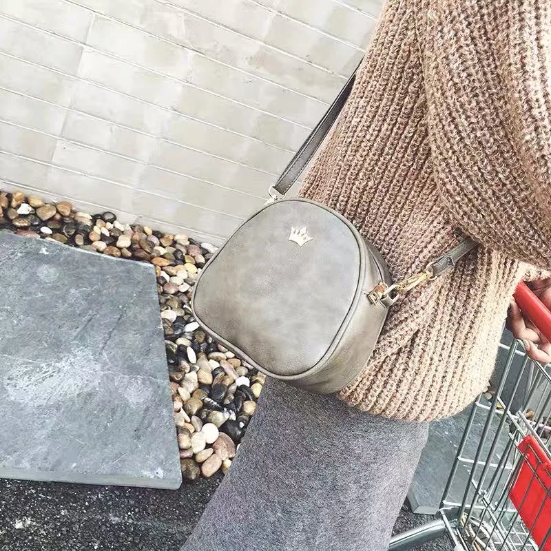 Bags for Women New Shoulder Bag Fashion Handbag Phone Purse Imperial Crown Pu Leather Small Shell Crossbody | Багаж и сумки