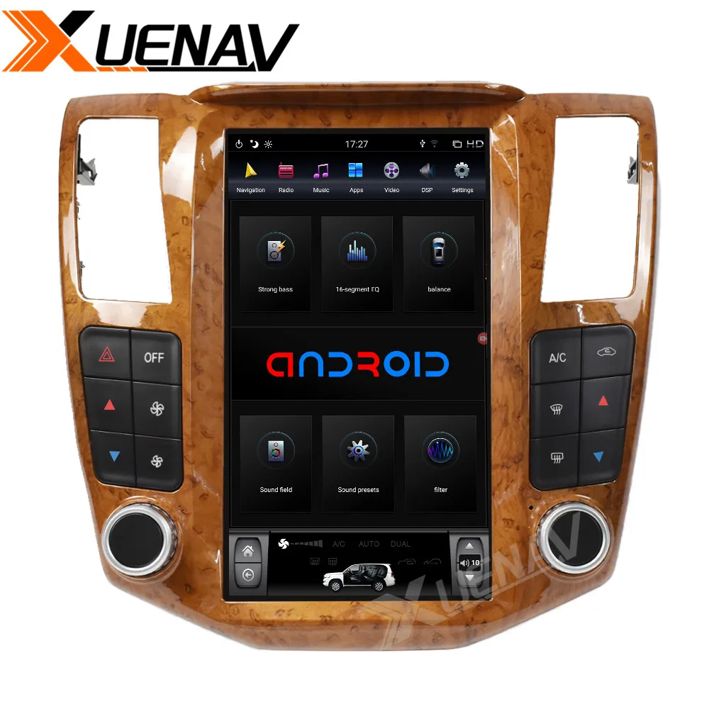 

Автомобильный DVD-плеер 11,8 дюйма, GPS-навигация для Lexus RX300 RX330 RX400 2004-2007, автомобильный мультимедийный плеер, стерео Android