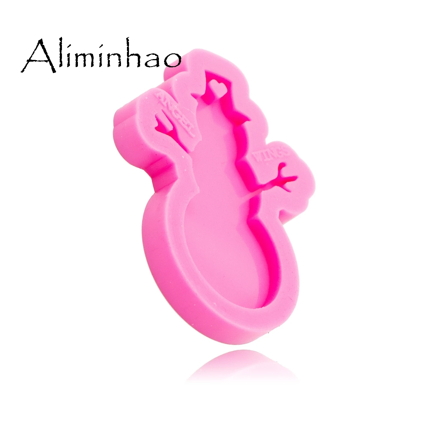 DY0254 блестящая Рождественская декоративная форма снеговика силиконовые формы DIY