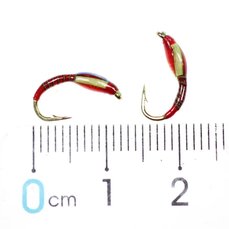 6PCS 1CM Fishing Lure High Quality Professional Bait Glued Outer Layer Bright Blue Peacock Backthe Body Rubberized Bait