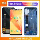 Дисплей для Xiaomi Mi 8, 6,21 дюйма, оригинальный, ЖК-дисплей, сенсорный экран, дигитайзер в сборе, Замена для Xiaomi Mi8, ЖК-дисплей