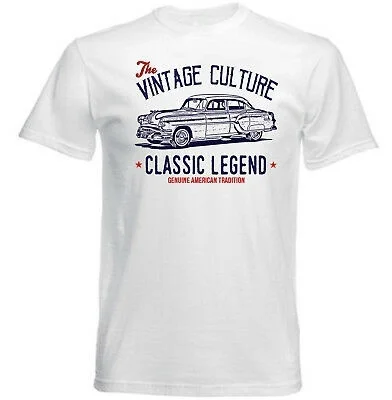 

VINTAGE AMERICAN CAR BUICK CHIEFTAIN - NEW COTTON T-SHIRT Tee