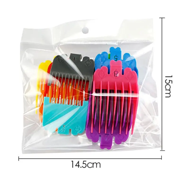 

Oil Head Hair Clipper Limit Comb Set Haircut Push Clipper Guide Hair Trimmer Attachment Barber Shop Hairdresser Tool