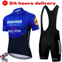 2021 quick deceuninck pro team cycling jersey set mens cycling clothing road bike shirt suit bicycle shorts mtb maillot culotte