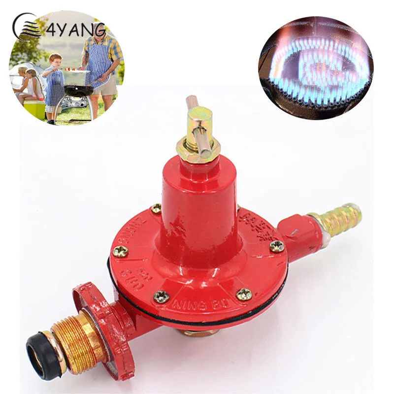 

0-30PSI Adjustable High Pressure Propane Regulator LP Gas Outdoor BBQ Burner Fryer Valve Gas Heater Parts