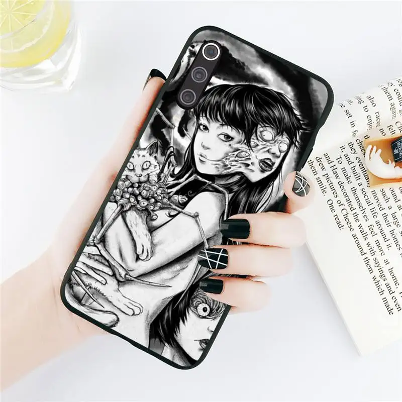 

Junji Ito Tees Horror comic Phone Case For Xiaomi Redmi note 7 8 9 t max3 s 10 pro lite Luxury brand shell funda coque