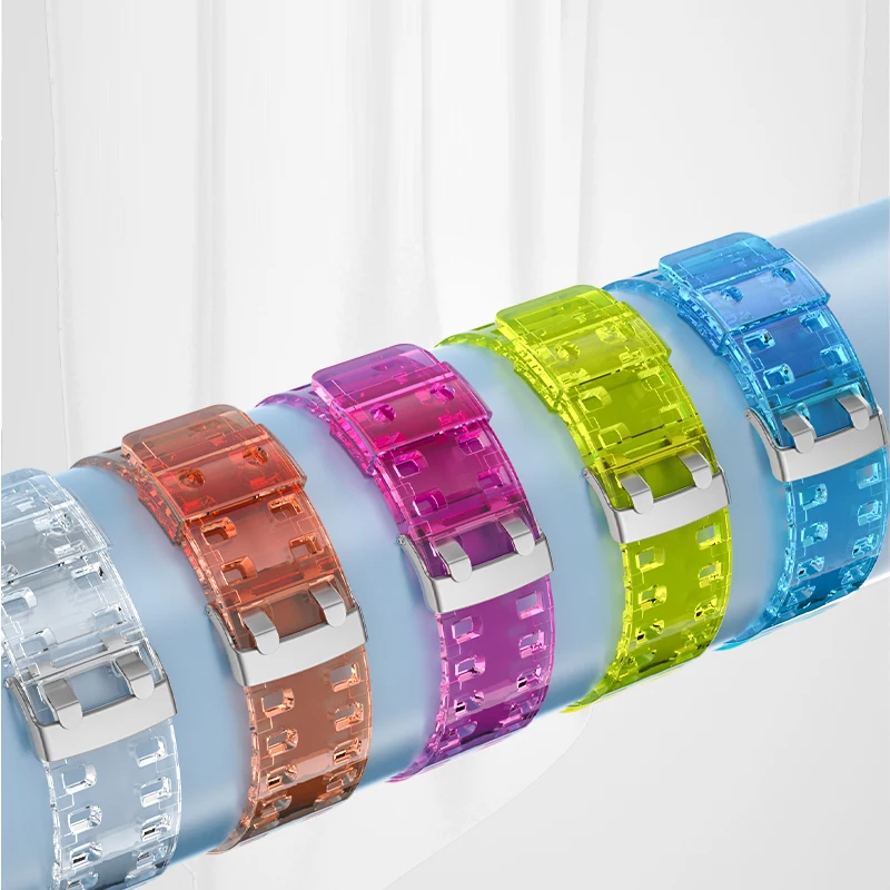 

Transparent Silicone Sports Strap For Huawei Watch Gt 2e Bracelet for Samsung Galaxy Watch Active 2 Gear S3 Frontier Magic Watch
