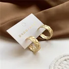 2021 модные минималистичные матовые большие круглые геометрические серьги-кольца для женщин и девушек, бижутерия для свадебной вечеринки