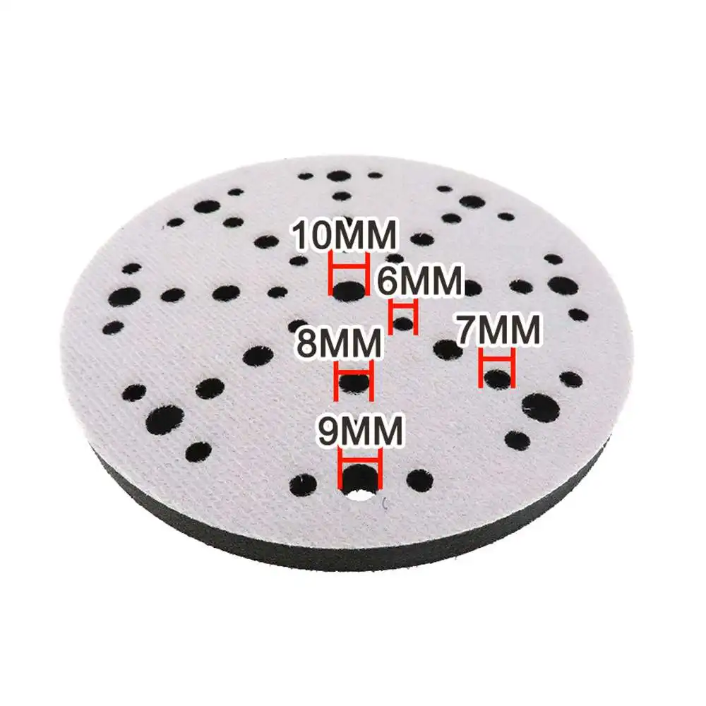 

1pc 150mm 48 Hole Sponge Pad Abrasive Pad Tool Accessory for Sander Polishing