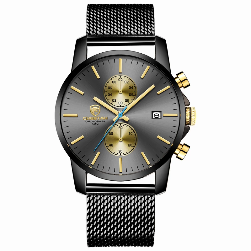 Reloj Hombre 2019 CHEETAH спортивные модные мужские часы montre homme хронограф календарь Мужские